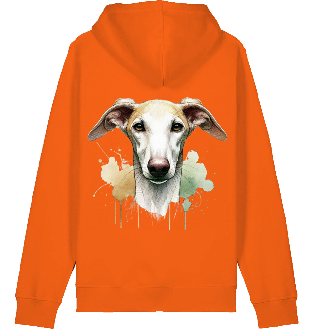 Stanley Stella Unisex Hoodie Galgo Motiv 2 Seiten Druck