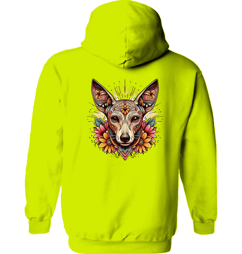 Podenco Motiv Hoodie Abstract Design