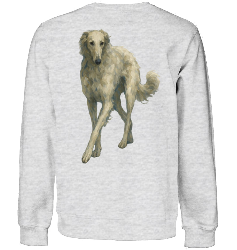 Sweatshirt Unisex mit Barsoi Motiv