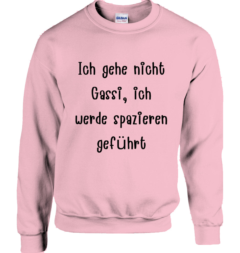 Unisex Sweatshirt mit Text und Podi Motiv