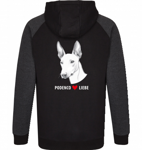 Hoodie Miner's Mate Podenco Motiv Ladies