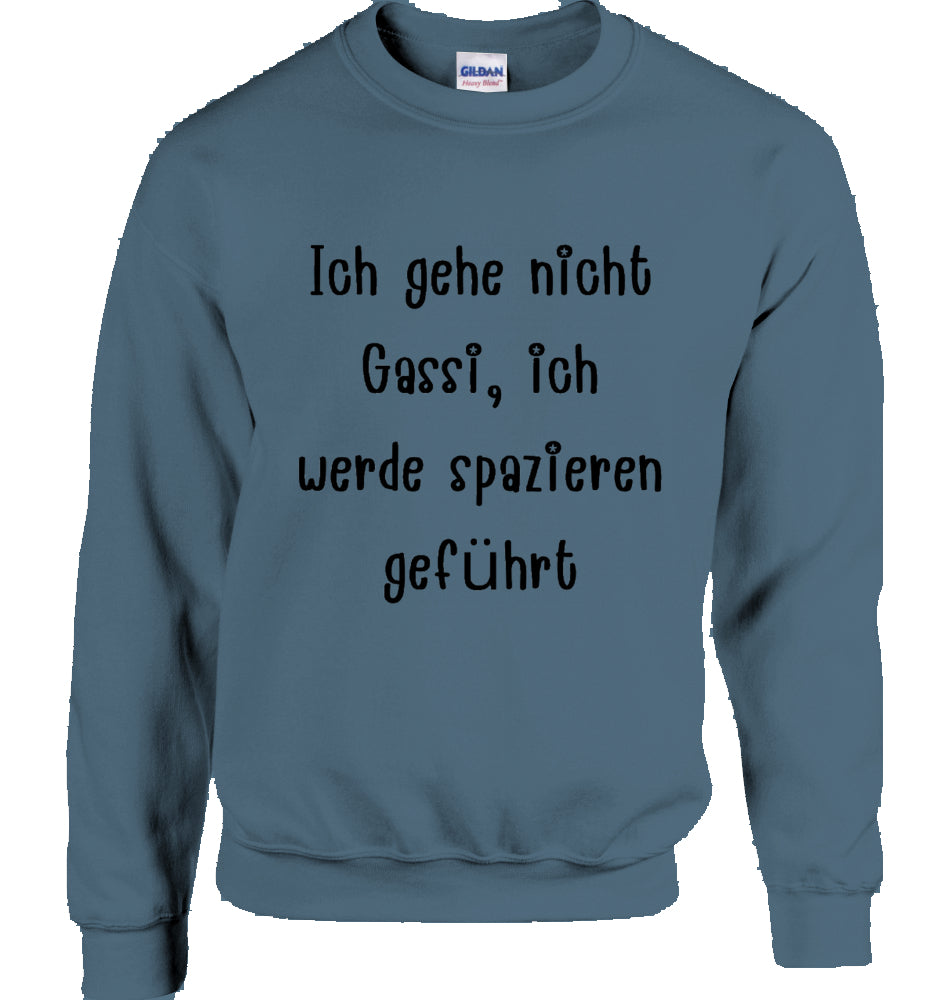 Unisex Sweatshirt mit Text und Podi Motiv