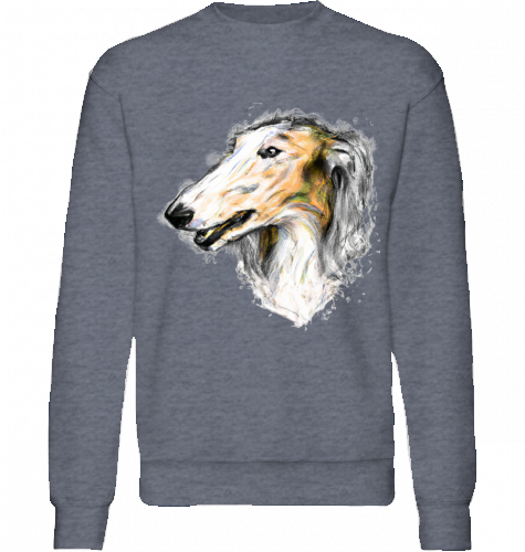 Sweatshirt Fruit of the Loom Barsoi Motiv XXL-5XL
