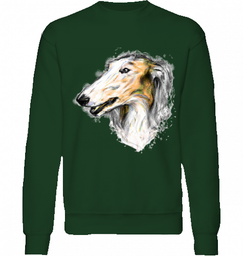Sweatshirt Fruit of the Loom Barsoi Motiv S-XL