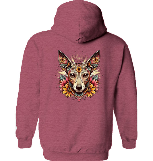 Podenco Motiv Hoodie Abstract Design