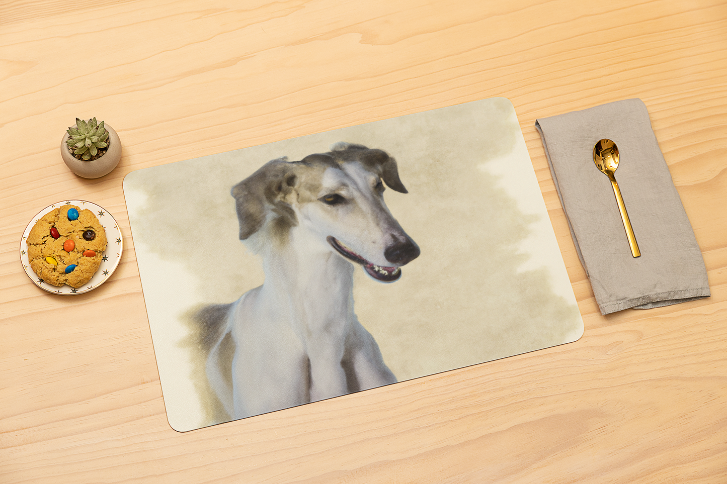 Tischset Platzdecke - Saluki TSAP016