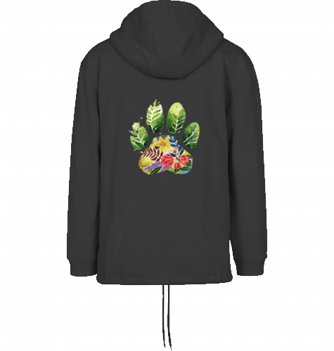 Hoodie mit Brusttasche Damen Motiv : Pfote