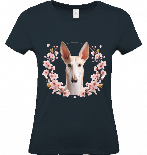 Damen T-Shirt Podenco Motiv  XS-S