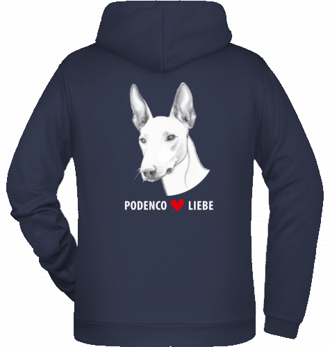 Hoodie J&N Herren -Podenco Motiv