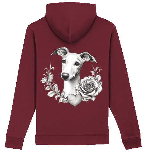 Iconic Unisex Hoodie Whippet Motiv XXS-XS