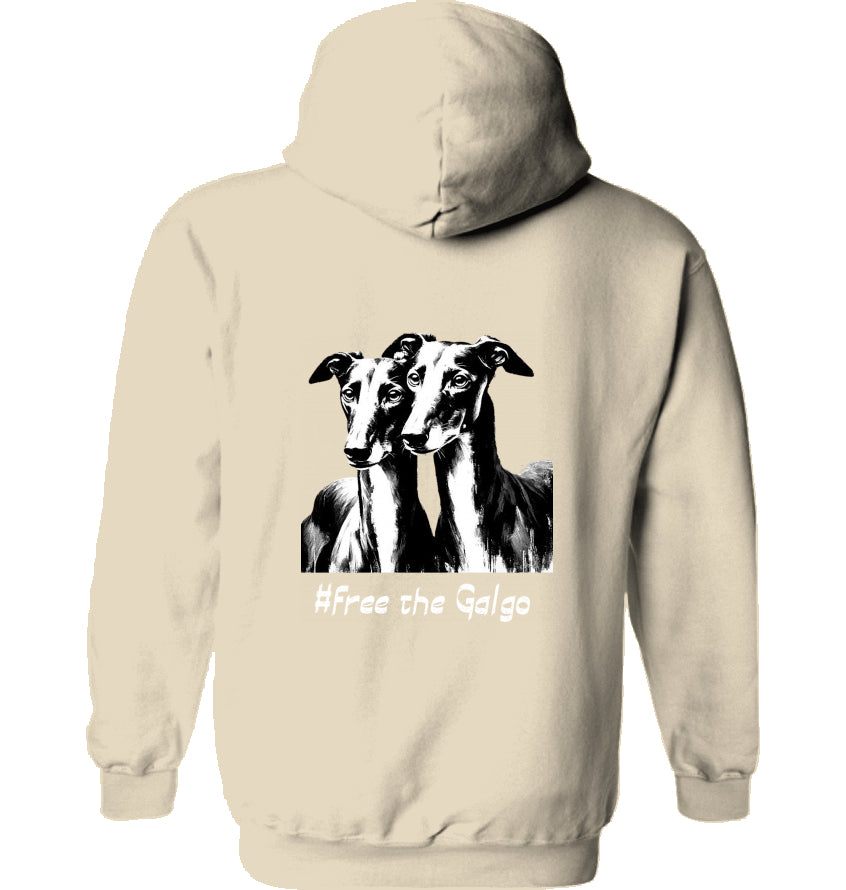 # Free The Galgo Spenden Hoodie Grösse S-L