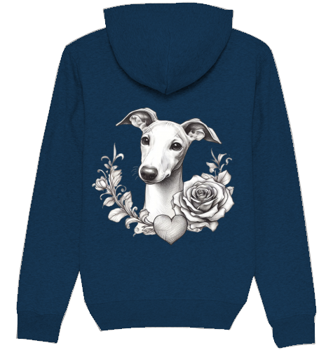 Iconic Unisex Hoodie Whippet Motiv XXS-XS