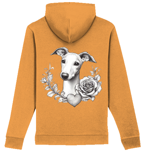 Iconic Unisex Hoodie Whippet Motiv Grösse L-XL