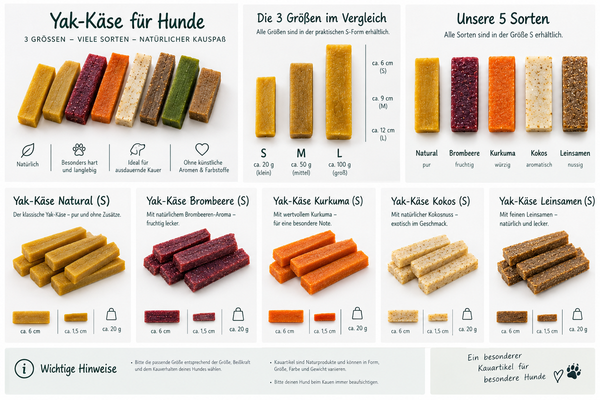 Yak Käse  ( Churpi ) – Kaustange für Hunde
