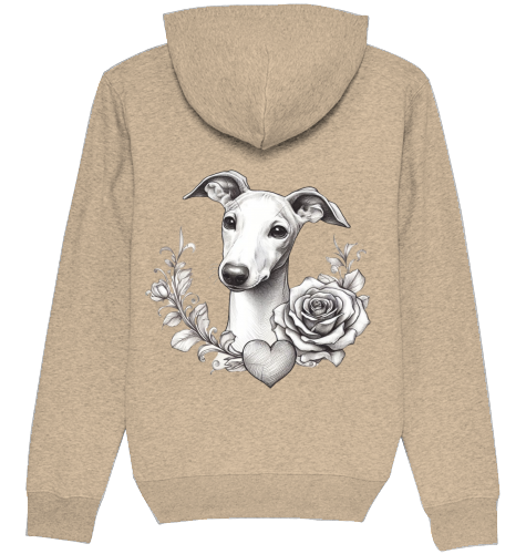 Iconic Unisex Hoodie Whippet Motiv XXS-XS