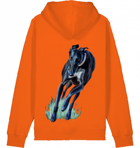 Basic Unisex Hoodie mit Greyhound Motiv