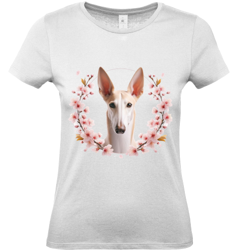 Damen T-Shirt Podenco Motiv  XS-S