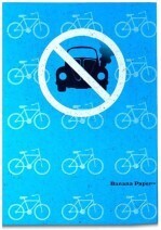 Ecopaper Be Smart Blau Auto / Fahrrad