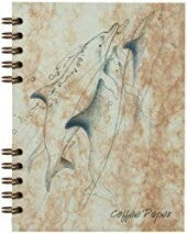 Coffee Paper A5 Spiralbuch Ecopaper Delfin