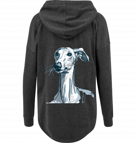 Ladies Oversize Hoodie Galgo Motiv