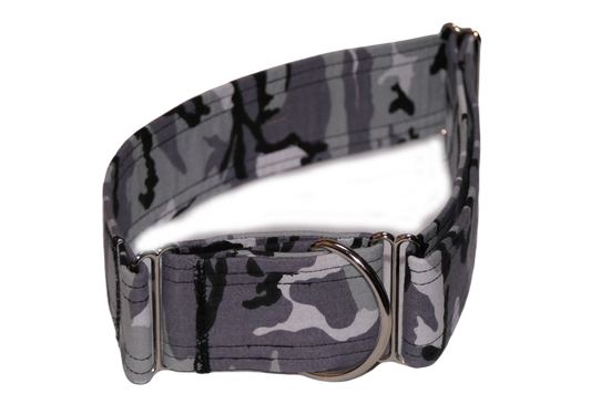 Martingale Camouflage Grau Weiss Schwarz   3 , 4, 5cm