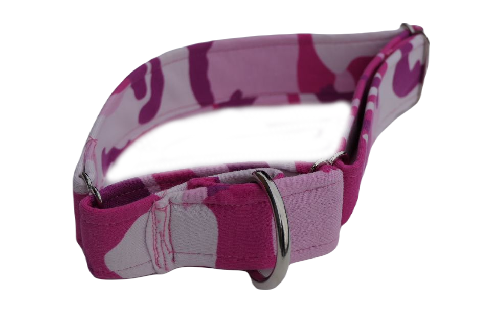 Martingale Camouflage Fuchsia  3 , 4, 5cm