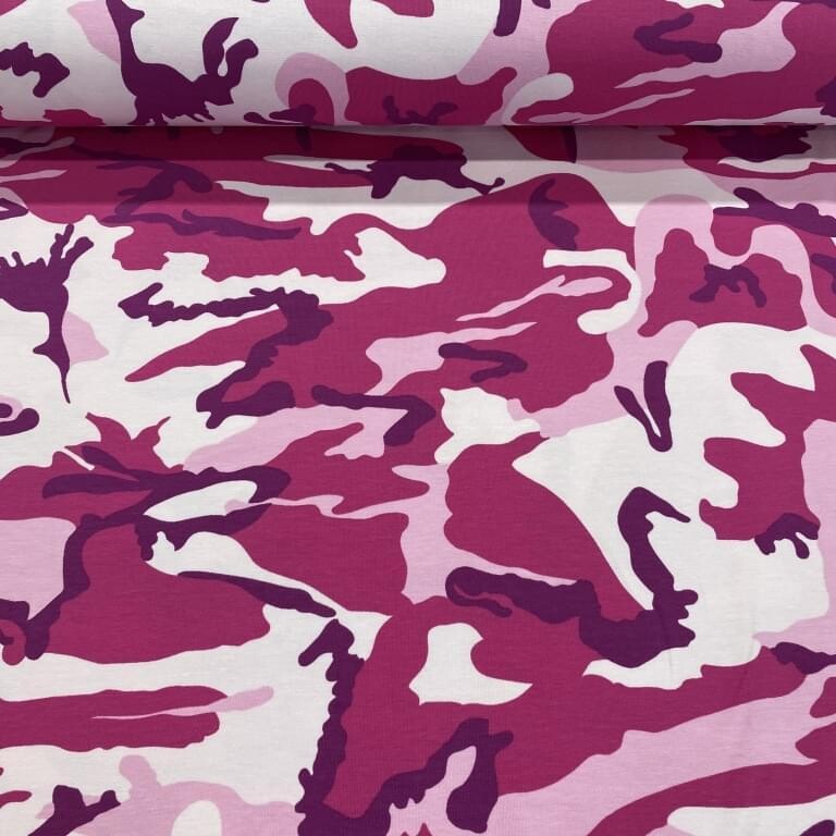 Martingale Camouflage Fuchsia  3 , 4, 5cm