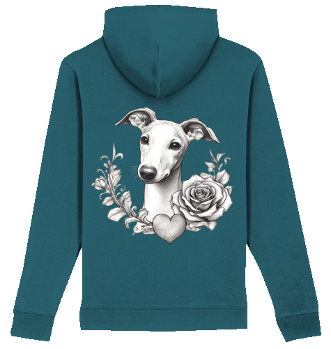 Iconic Unisex Hoodie Whippet Motiv XXS-XS