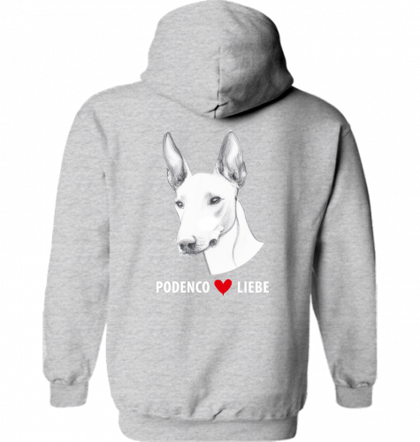 Lässiger Hoodie Gildan mit Podenco motiv