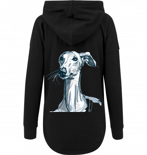 Ladies Oversize Hoodie Galgo Motiv