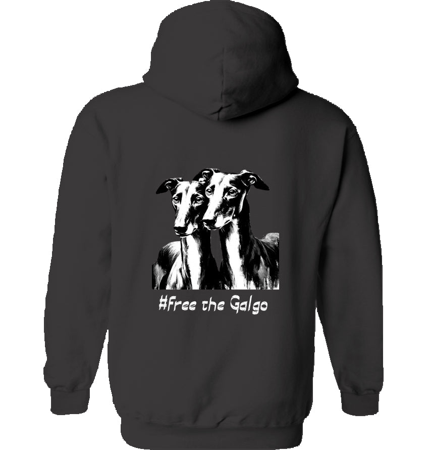 # Free The Galgo Spenden Hoodie Grösse S-L