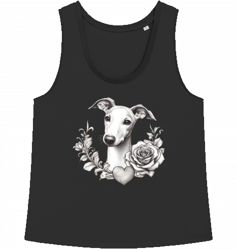 Damen Tank Top mit Whippet Motiv