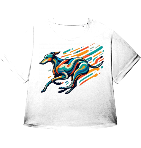 Damen T-Shirt Oversized mit Galgo Motiv