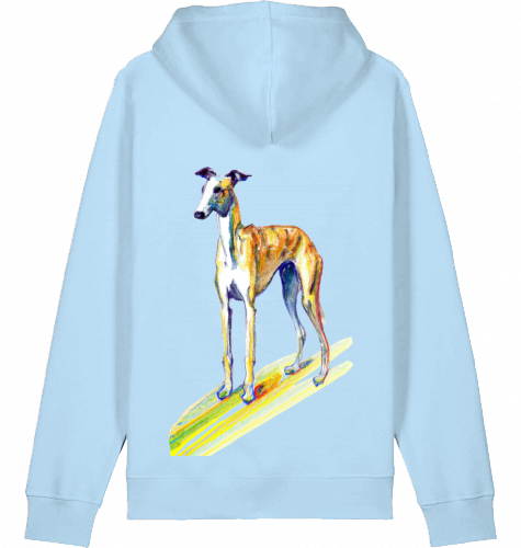 Basic Unisex Hoodie mit Galgo Motiv Grösse XXS-L