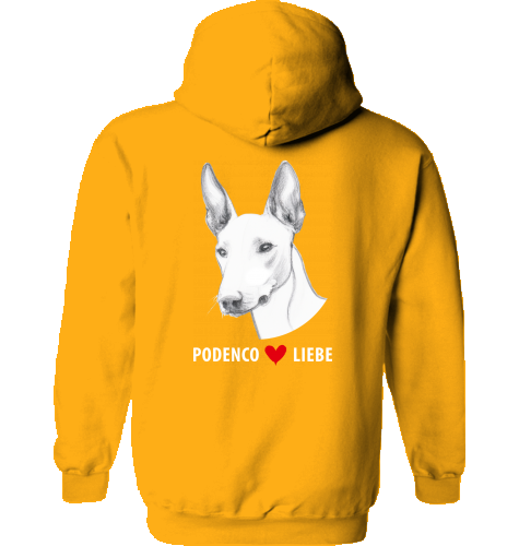 Lässiger Hoodie Gildan mit Podenco motiv