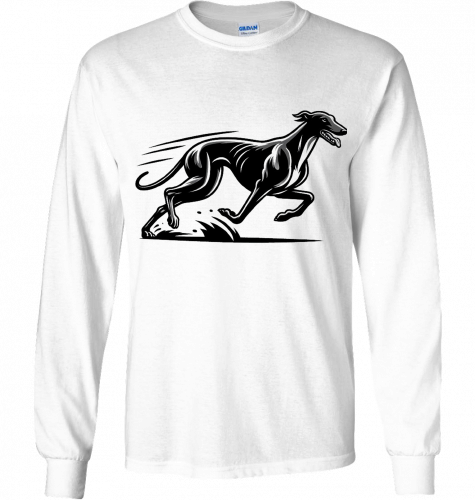 Unisex Langarm T-Shirt Greyhound