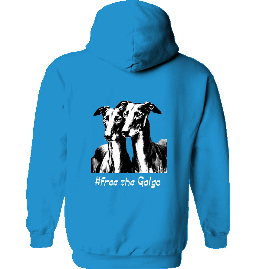 # Free The Galgo Spenden Hoodie Grösse S-L