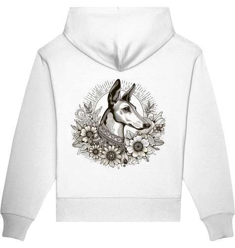 Ultralässiges Unisex-Hoodie-Sweatshirt mit Podenco Motiv