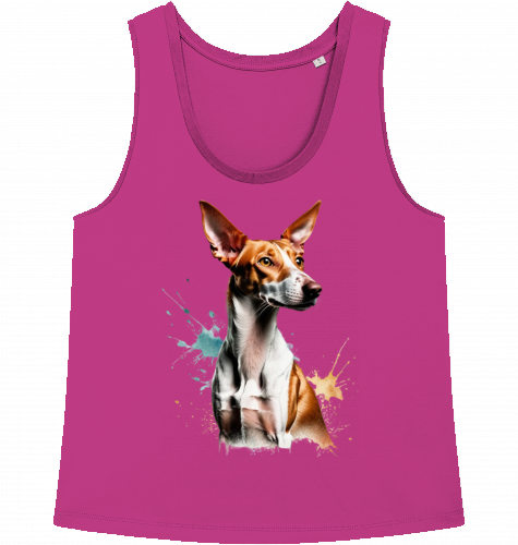 Damen Tank Top mit Podenco Motiv