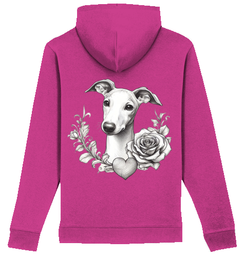 Iconic Unisex Hoodie Whippet Motiv S-M