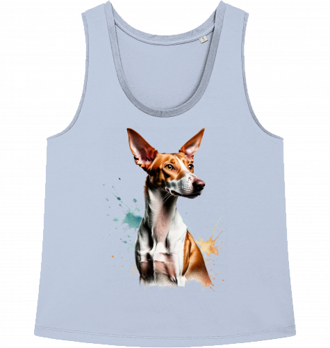 Damen Tank Top mit Podenco Motiv