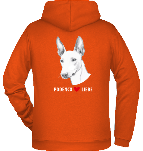 Hoodie J&N Herren -Podenco Motiv