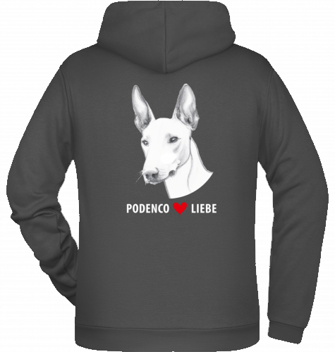 Hoodie J&N Herren -Podenco Motiv