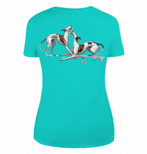 T-Shirt Galgo Motiv Hinten oder Vorne