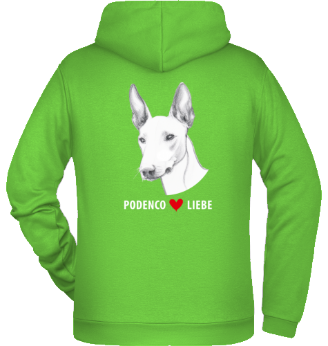 Hoodie J&N Herren -Podenco Motiv