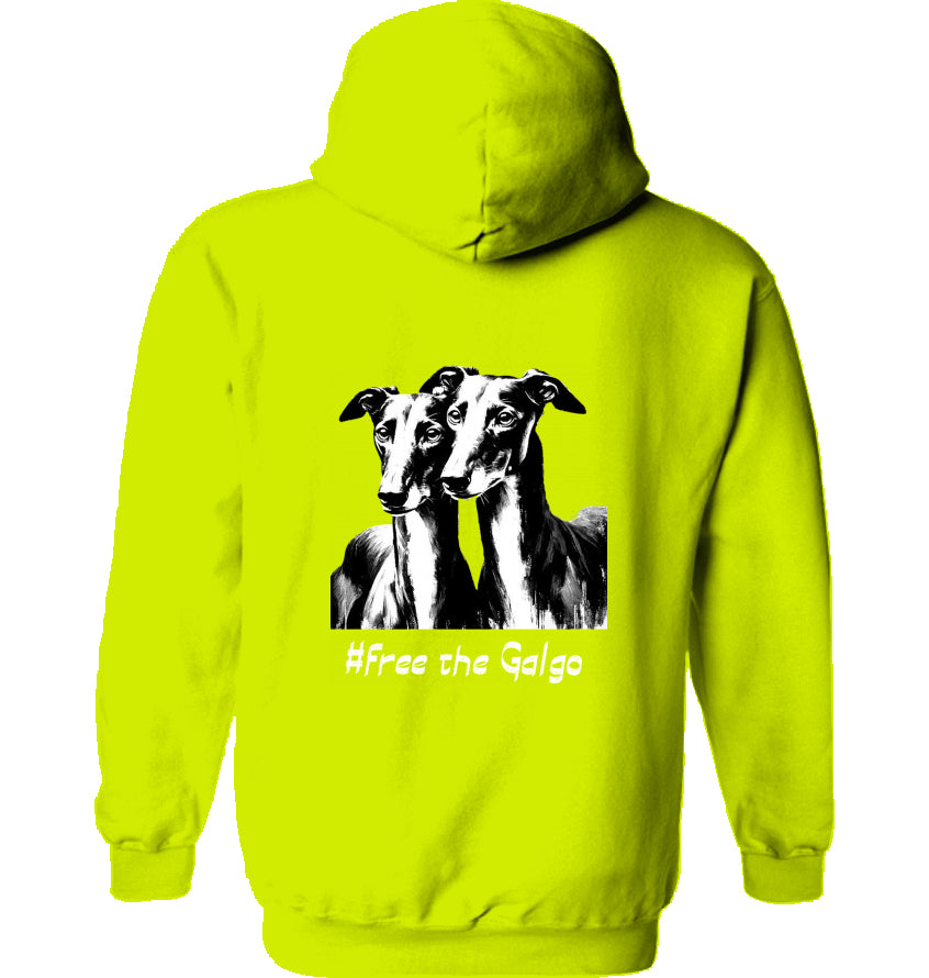 # Free The Galgo Spenden Hoodie Grösse S-L