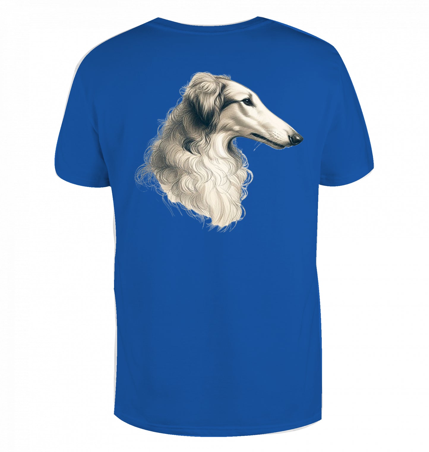 T-Shirt mit Barsoi Kopf Motiv  XS-M