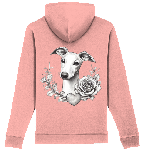 Iconic Unisex Hoodie Whippet Motiv XXS-XS