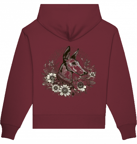 Ultralässiges Unisex-Hoodie-Sweatshirt mit Podenco Motiv