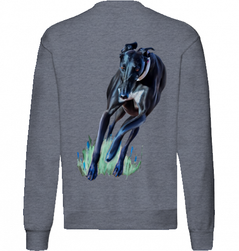 Sweatshirt Fruit of the Loom Greyhound Motiv